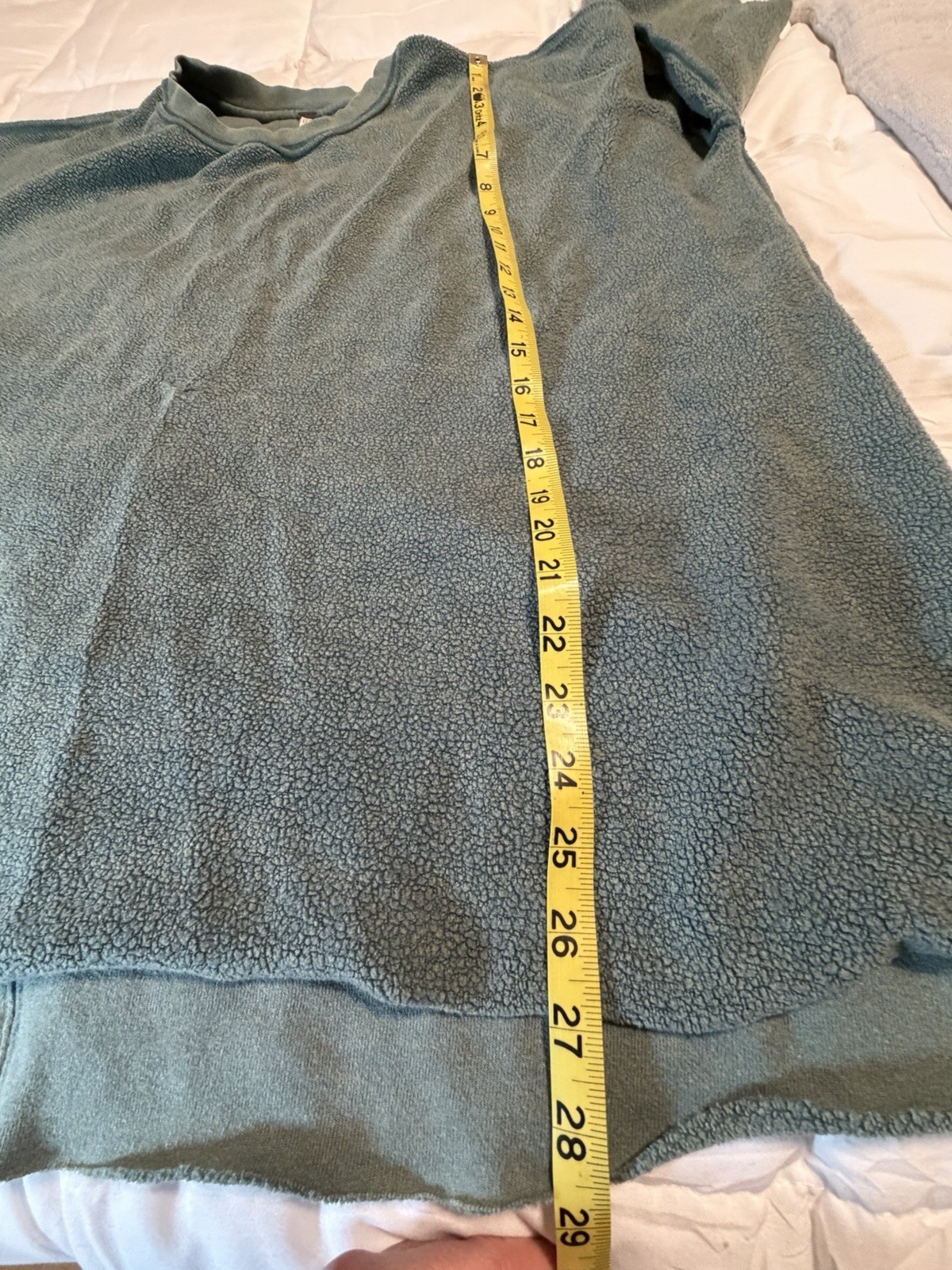 FREE PEOPLE Washed Ashore Solid Pullover Fleece G… - image 9