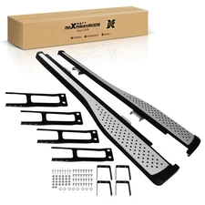 Side Steps for Honda CR-V 2012-16 Aluminum Running Boards Black&Silver Anti-Slip