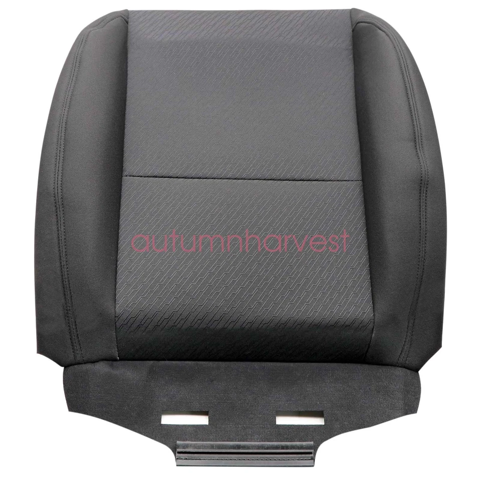 Cubierta de asiento de tela negra para GMC Sierra 1500 2500HD 3500HD 2007-2014 Foto 2 de 4