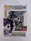 Funko Pop #1584 Animation One Piece Caesar Clown + Pop Protector C2E2 Shared