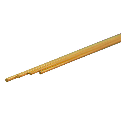 Varilla de latón recocido suave flexible K&S Engineering dos cada una 1/16 pulgadas y 3/64 pulgadas 5072 | Zustand: New