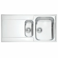 FRANKE MARIS SLIM TOP INSET KITCHEN SINK STAINLESS STEEL 1.5 BOWL 1000 X 510MM (