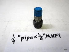 Parker 316SS Male Connector 1/4" Tube O.D x 1/8" MNPT 4-2 FBZ-SS CPI