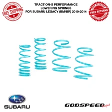 Godspeed Traction-S Performance Lowering Springs For 10-14 Subaru Legacy (BM/BR)