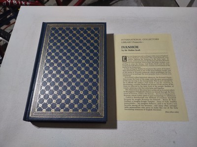 IVANHOE HC BOOK BY SIR WALTER SCOTT INTERNATIONAL COLLECTORS LIBRARY 