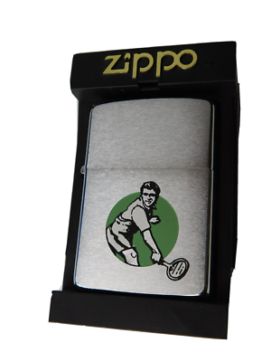 ZIPPO NIAGARA FALLS CANADA LIGHTER TENNIS PLAYER 1998 SPORTS