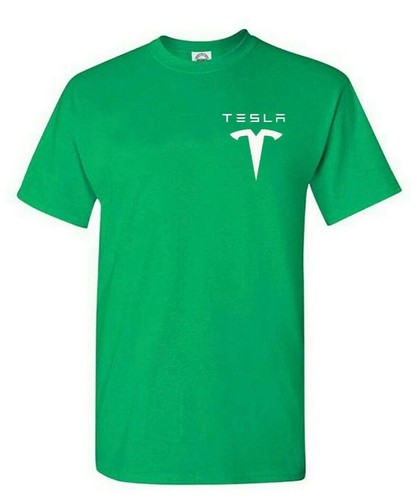 Tesla Motors Emblem T-Shirt Unisex Cotton Tee 9 Colors New Casual Crew Neck - Picture 13 of 18