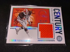 2020 Panini Encased Sapphire Century HoloFoil Ozzie Newsome 5/35 Cleveland Brown