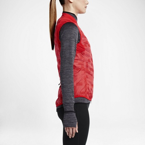 NIKE FLASH REFLECTIVE 3M 800 DOWN AEROLOFT VEST RUNNING JACKET SIZE LARGE WOMENS - Picture 3 of 9