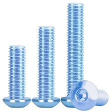 M6 Plated Zinc10.9 Grade Alloy Steel Allen Round Pan Head Screws Inner Hex Bolt
