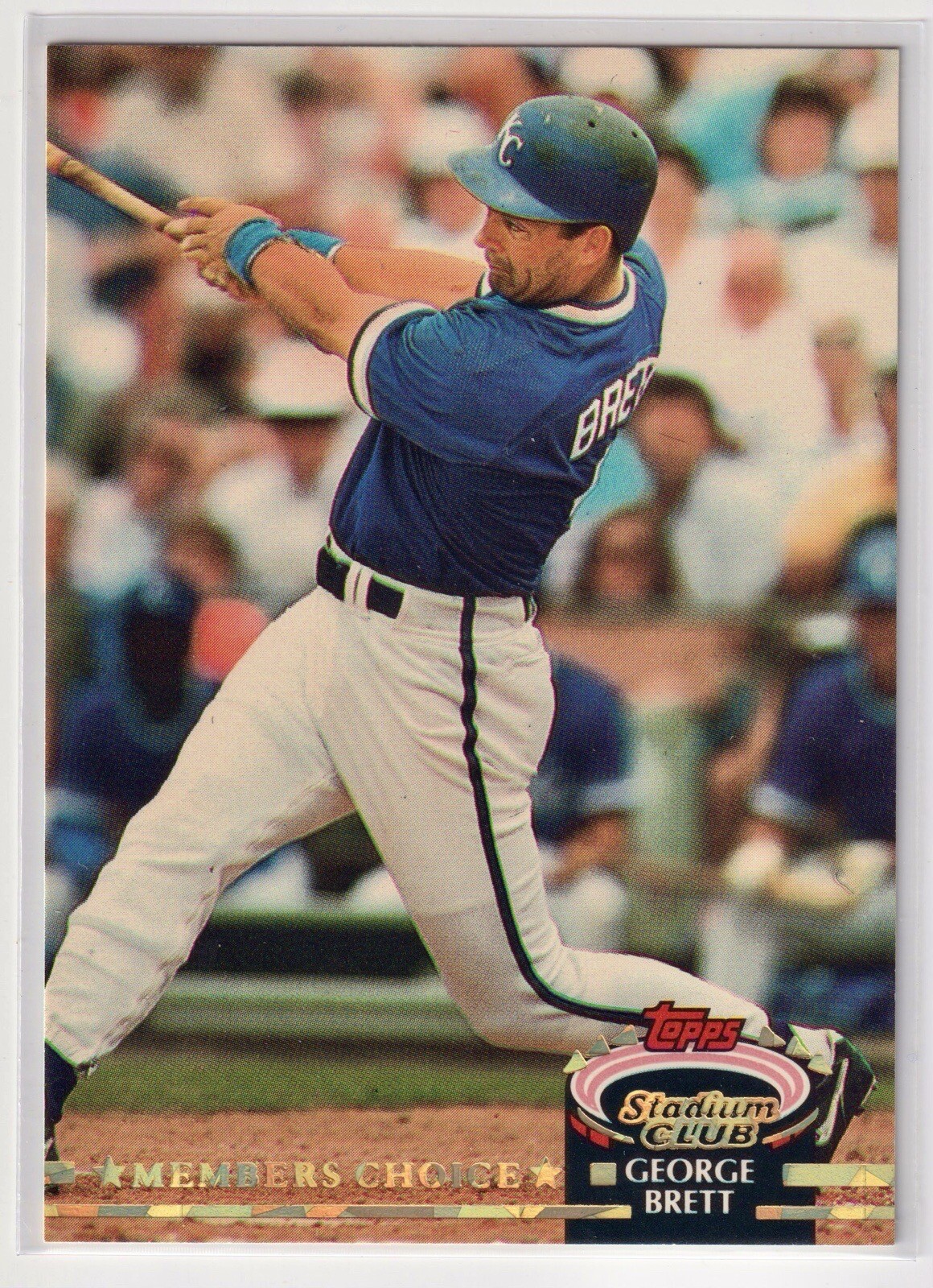 George Brett #609 Baseball Cards 1992 Stadium Club trading card — raw and PSA graded price guide
