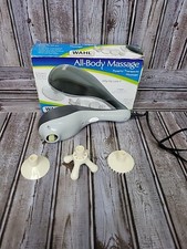 Wahl All Body Massager Therapeutic 4120 Vibrating- 2 Speeds-3 Attachments