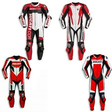 Tuta in pelle moto Ducati Tuta protettiva da moto da corsa Tutti i modelli