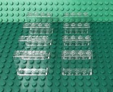 Lego 8 Trans-clear 1x4x3 Panel con Soporte Lateral, Pernos Huecos, Pared Ventanas Piezas