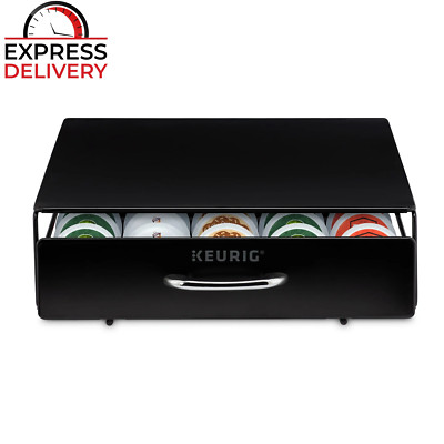 Keurig Under Brewer Storage Drawer, Holds 35 K-Cup Pods, Black