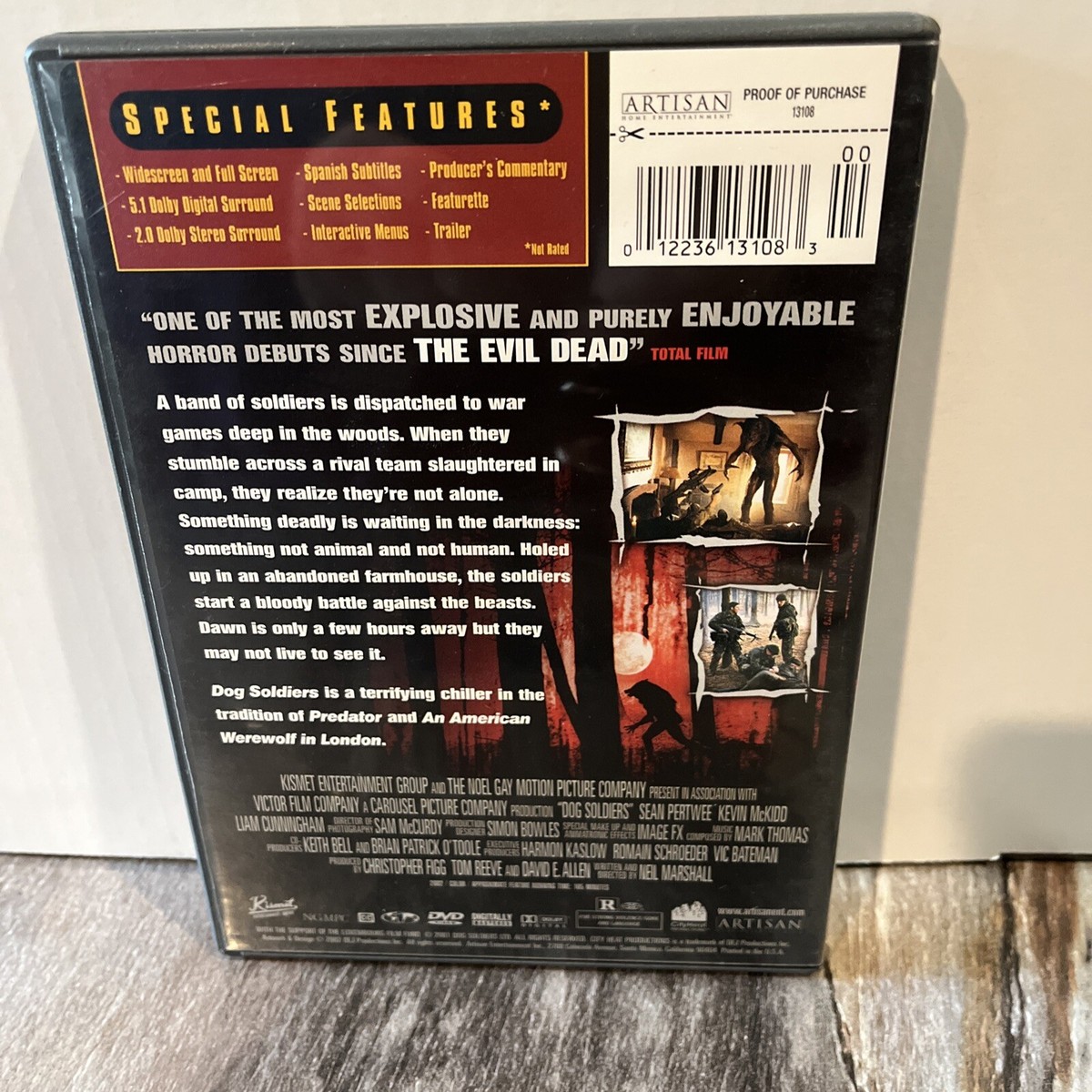 Dog Soldiers (DVD, 2002) 12236131083| eBay