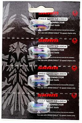 Sram Eagle Powerlock Kettenverbinder 12-fach für 4 x Ketten - Rainbow