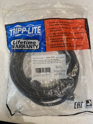 Tripp Lite VGA hochauflösendes RGB Koaxialkabel (HD15 M/M), 15 Fuß (4,57 m)