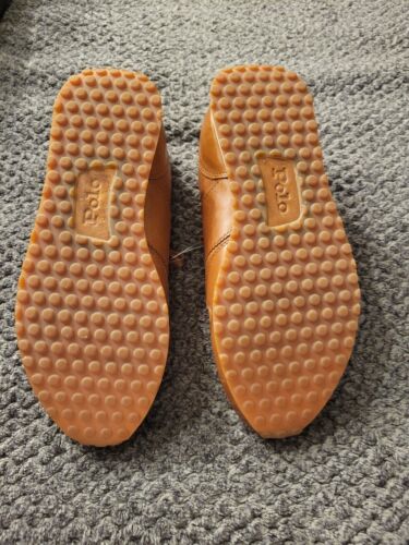 Polo Ralph Lauren Mens Leather Sneaker Train 85 Size 7 - Picture 2 of 12