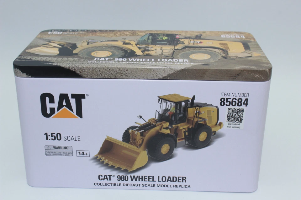 Diecast Masters 85684 CAT 980 Radlader 1:50 Caterpillar NEU in OVP - Bild 3 von 4