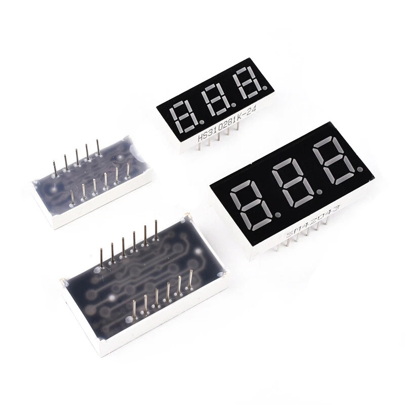 7 Segment LED Displays Common anode cathode 2/3/4 bit Different bits 0.4 inch - Image 2 of 4