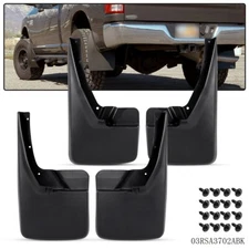Fit For 09-18 Dodge Ram 1500 2500 3500 Front & Rear Splash Guards Mud Flaps
