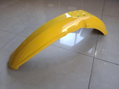 SUZUKI TS125R-TS125ERD-ERX-TS185ER-TS250ER FRONT FENDER PLASTIC YELLOW NOS JAPAN