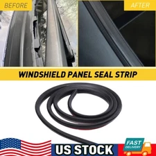 1.8m Rubber Car Seal Under Front Windshield Panel Sealed Trim Moulding Strip Kit