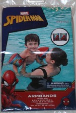 Marvel Spiderman Inflatable Swim Arm Bands Floaties for Pool Water Age 3-6