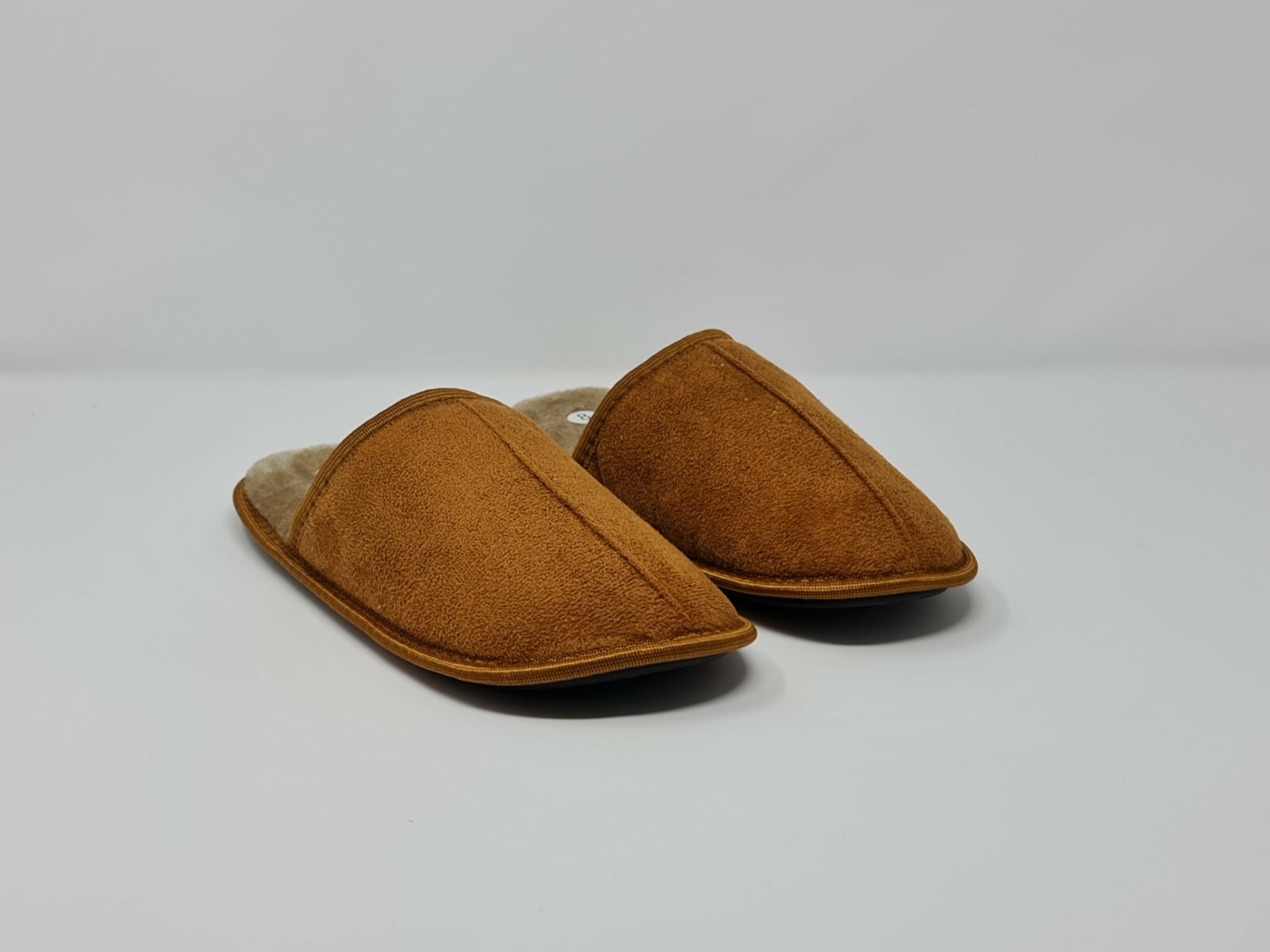 MENS FAUX SUEDE COMFY GENTS FAUX FUR 