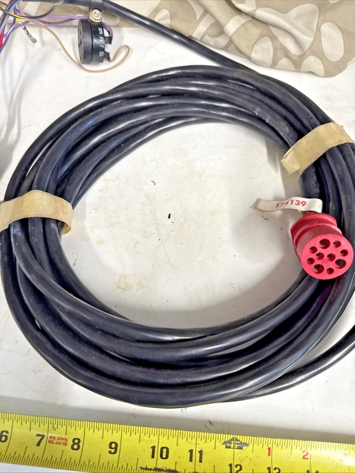 Johnson Evinrude OMC 1983-1989 Cable 28' 120to200HP Red plug Ignition SW OEMBoat - Image 4 of 4