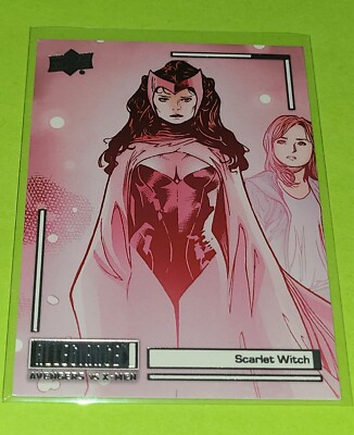 MARVEL COMICS SCARLET WITCH 2023 UPPER DECK ALLEGIANCE AVENGERS VS. X-MEN #C71