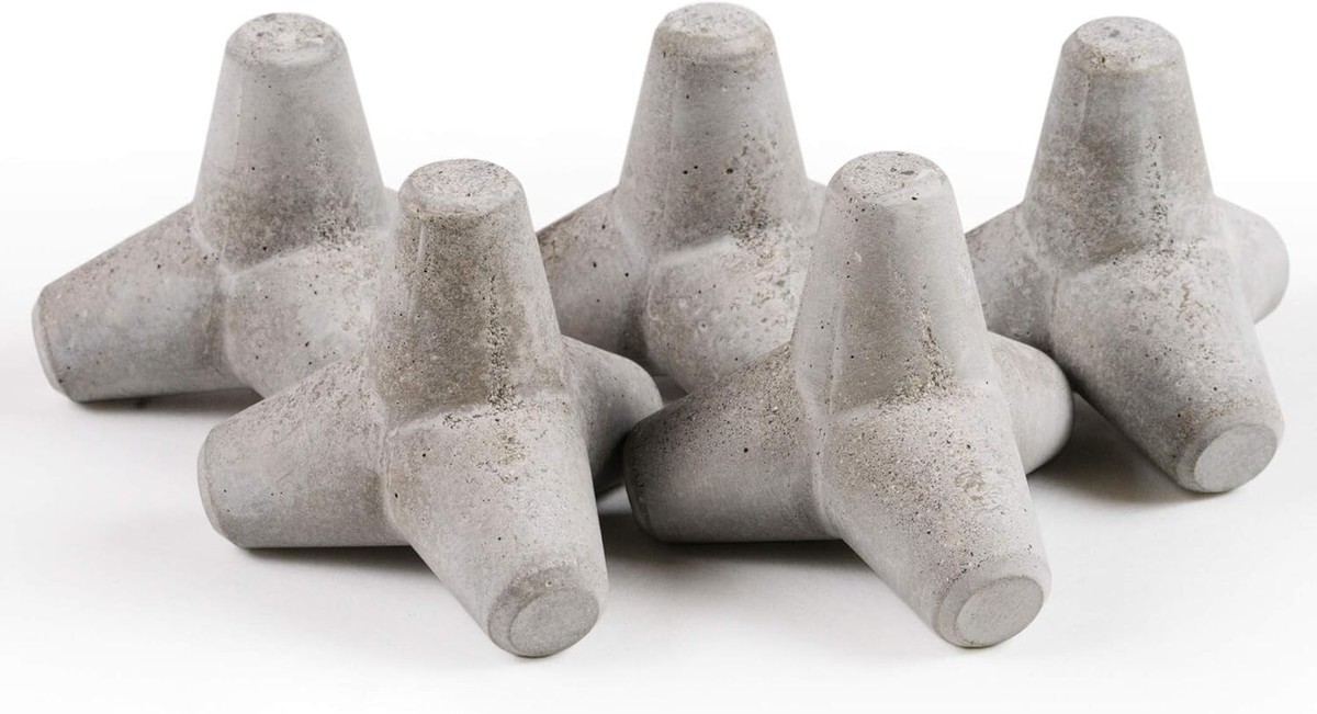 小物 tetrapod Tetrapod Miniature 3.0 x 2.5 inches 160g made of concrete Figure