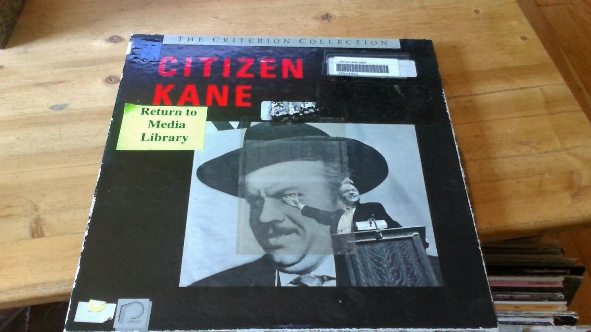 Citizen Kane Criterion Collection Laserdisc 1987 Orson Welles 1941