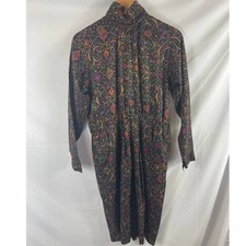 J.G. Hook Vintage Paisley High Neck long Sleeve dress 4