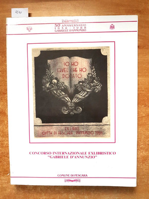GABRIELE D'ANNUNZIO 50. Jubiläum 1938-1988 Exlibris Wettbewerb PESCARA494