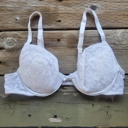 38A Wonderbra 7164 White Push Up Underwire Bra