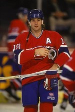 Denis Savard Monteal Canadiens NHL hockey game v the Washington Ca- Old Photo
