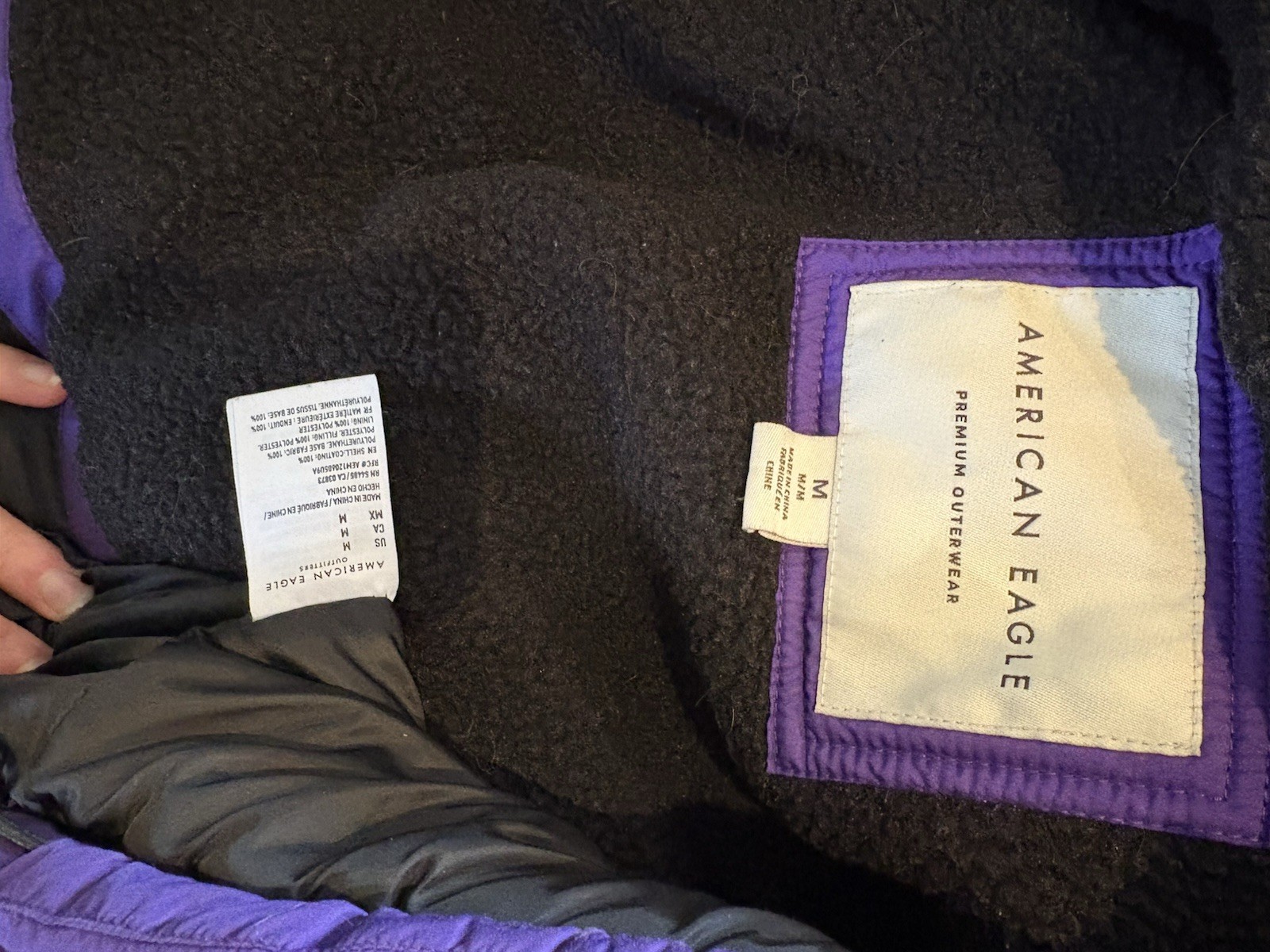 American Eagle Elevated Puffer Hooded Jacket, Men… - image 6