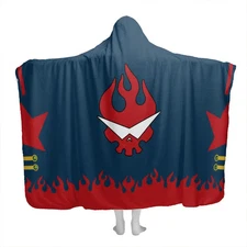 Gurren Lagann Simon Coat Hooded Blanket – Anime-Inspired Cozy Wear for Fans