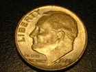 1949-D 90% Silver Roosevelt Head Dime