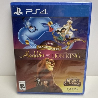 Disney Classic Games - Aladdin & The Lion King (PlayStation 4 - PS4) NEW Sealed