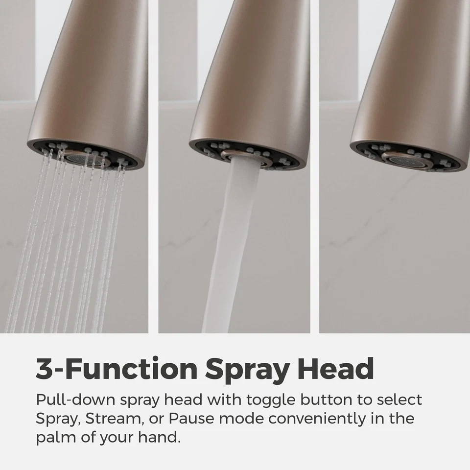 Kwan Commercial Culinary Kitchen Faucet with Pull Down Sprayer, High Arc, NSF... - Image 2 of 4