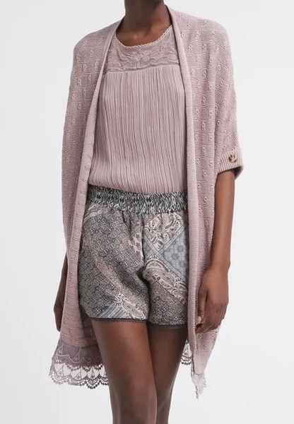 Women Etam Sweater Pink Cotton 42