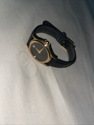 Movado Museum Classic Women\'s Watch 87 E4 0823 Black Dial & Leather Band Ladies Chic Ladies Movado 87.E4.0823 Black Fits 6.75 main image 4