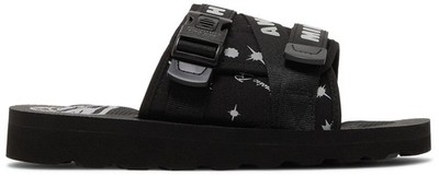 [821-3810/BLACK] MENS BILLIONAIRE BOYS CLUB SPACEWALKER II SLIDE 'HEART AND MIND