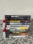Playstation 3 Video Game Lot Of 10 PS3 Games Tested