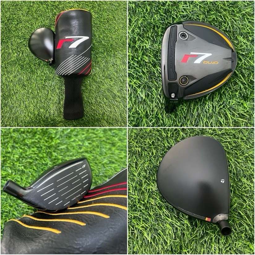 【値下】r7 quad mini ドライバー　11.5 ヘッド ヘッドカバー付 GREAT Taylormade R7 Quad Mini Driver 2025 11.5° LH-HEAD