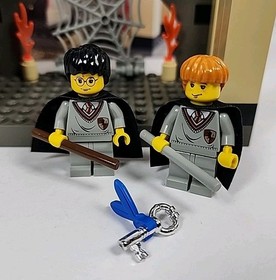 (Incomplete) LEGO 4704 Harry Potter The Chamber of the Winged Keys Assembled Set
