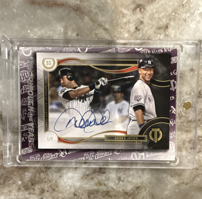 Topps 2019 Tribute to the Postseason Derek Jeter TTY-21 Yankees 1/1